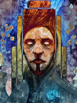 Ethereal Guardian: A Journey Through Abstract Realities