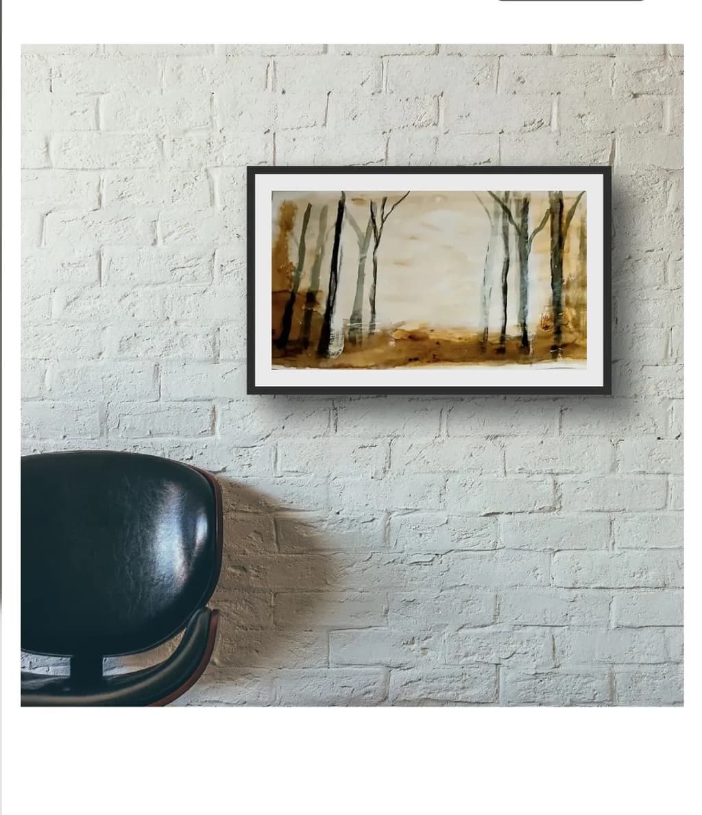 Abstract Trees Painting