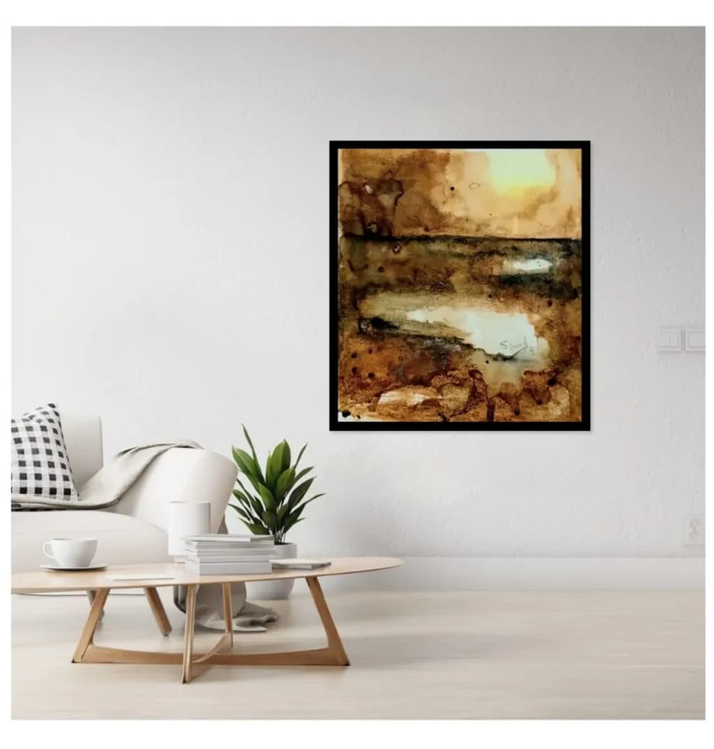 Abstract Brown Landscape