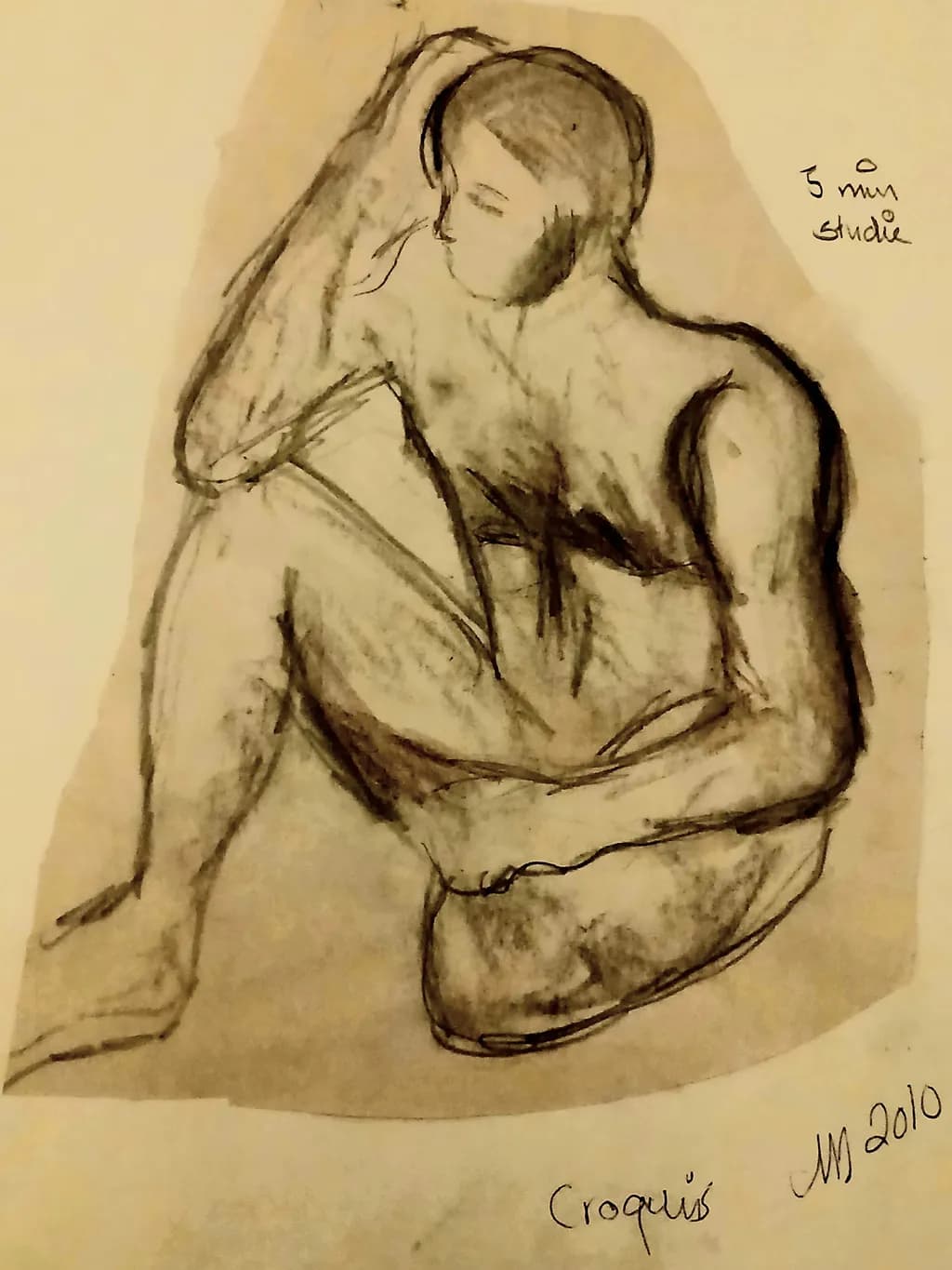 Figure Study Charcoal