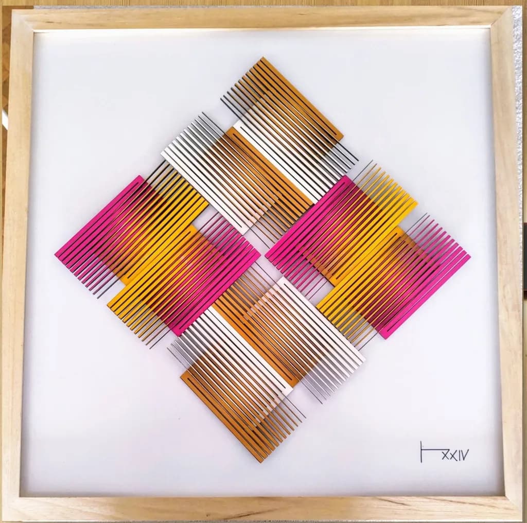 Vibrant Harmony: A Dance of Color and Form in Modern Artistry