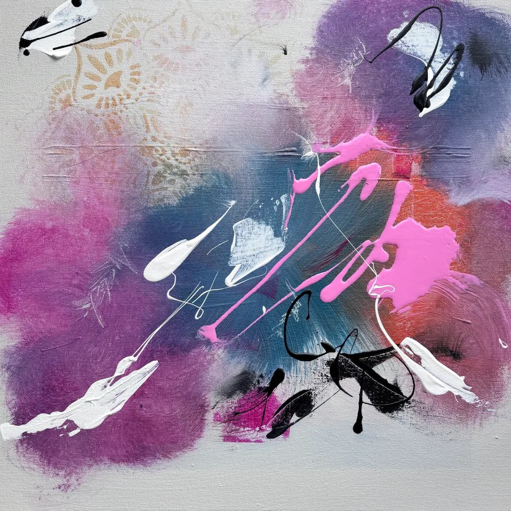 Whispers of Color: A Dance of Abstract Emotions