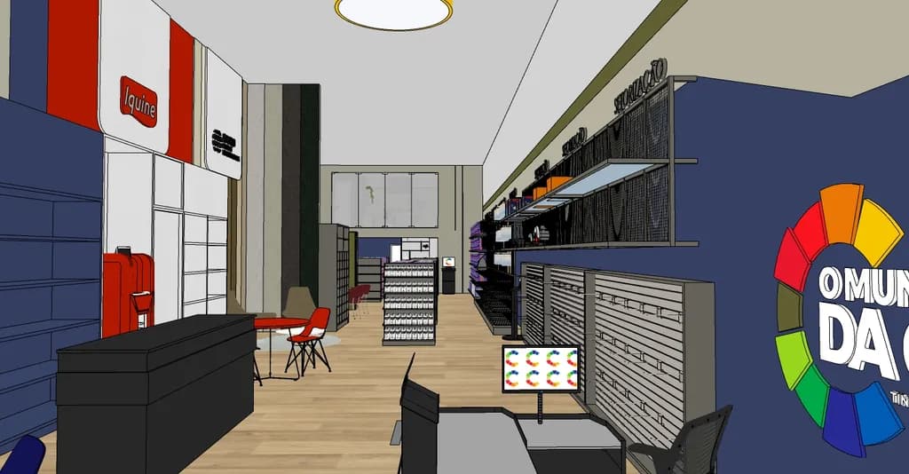 Modern Workspace Layout