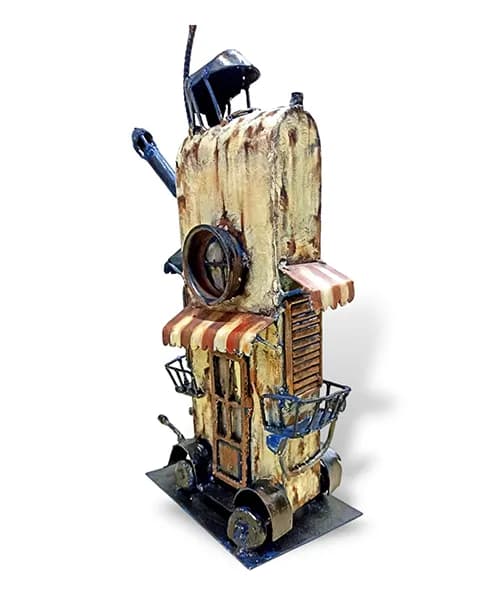 Whimsical Vintage Sculpture: A Creative Journey Through Time and Imagination