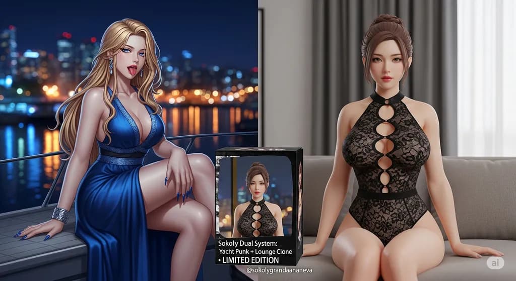 Elegant Duality: Yacht Punk & Lounge Clone Limited Edition Artistry