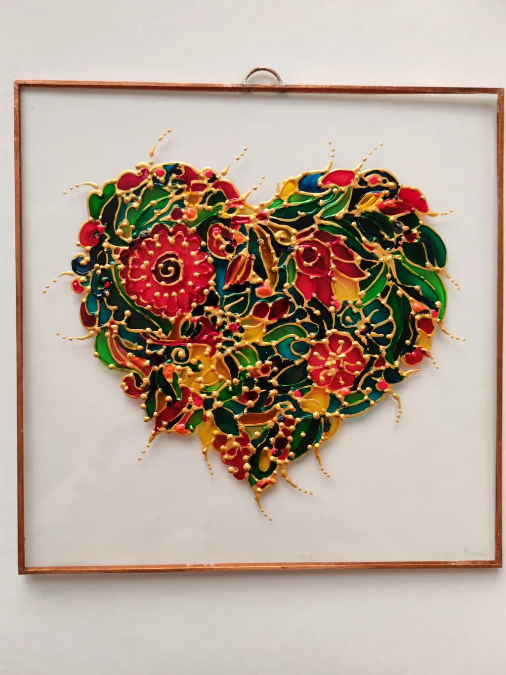 Floral Heart Mosaic