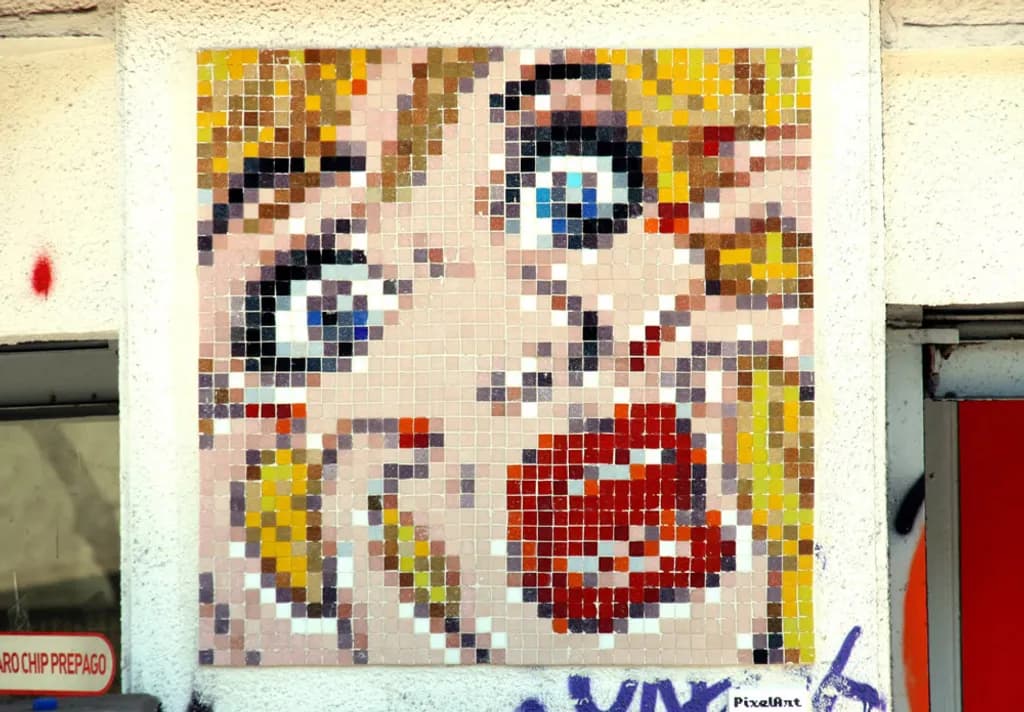 Screaming Lady Mosaic