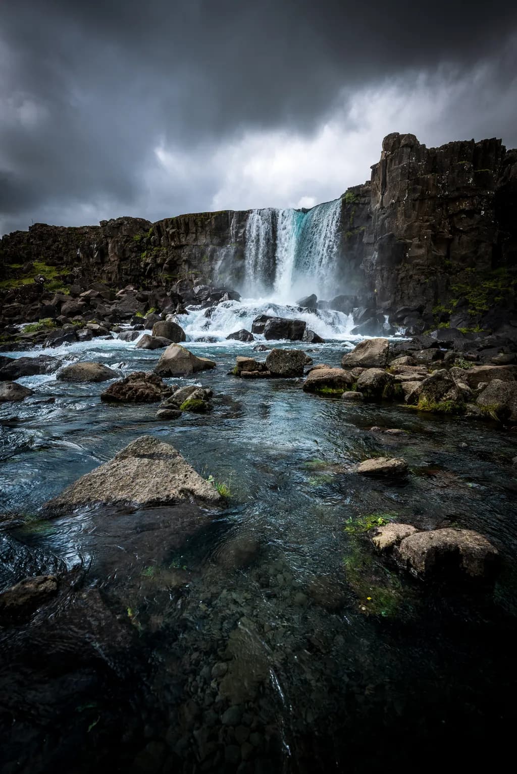Whispers of the Waterfall: A Serene Dance of Nature's Power and Beauty