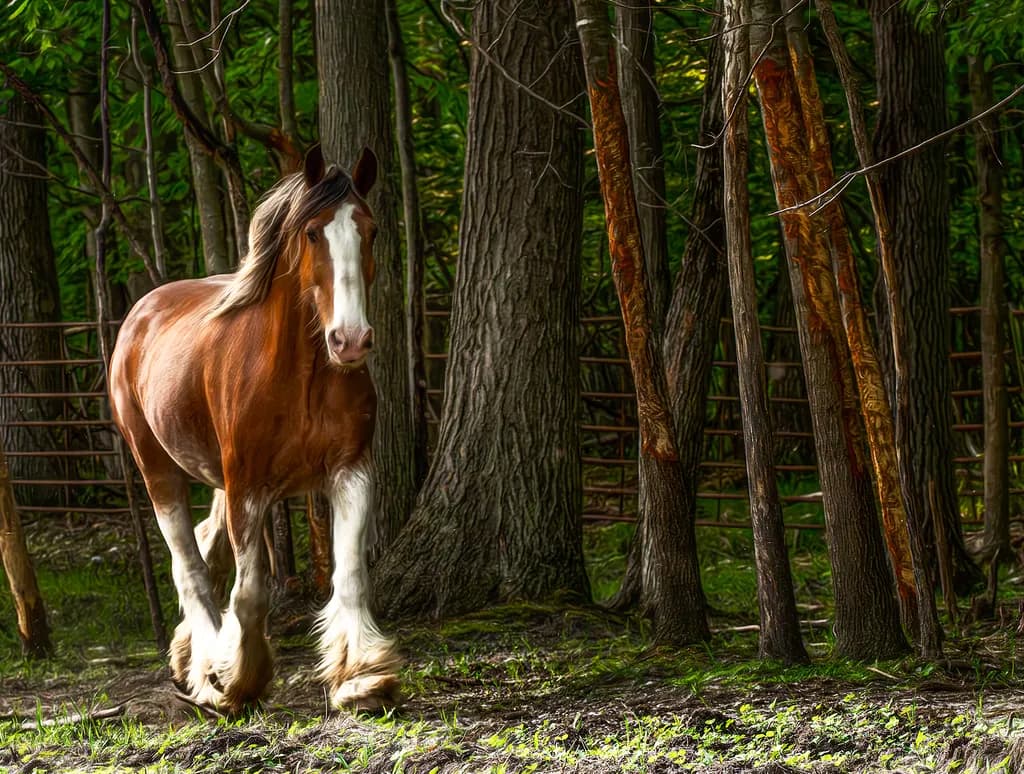 Majestic Wanderer: A Serene Encounter with Nature's Grace