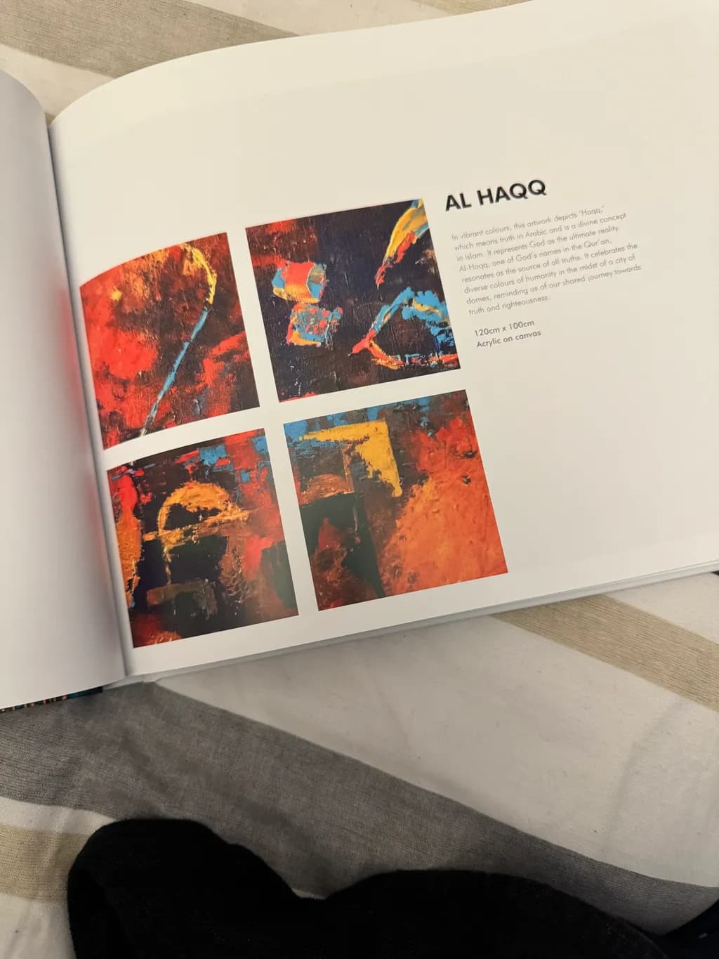 Vibrant Journey: The Essence of Al Haqq in Abstract Expressionism