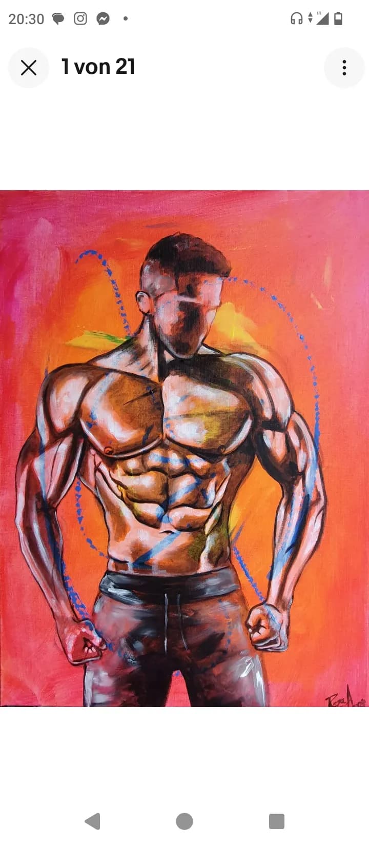 Dynamic Strength: A Bold Expression of Masculine Power and Resilience