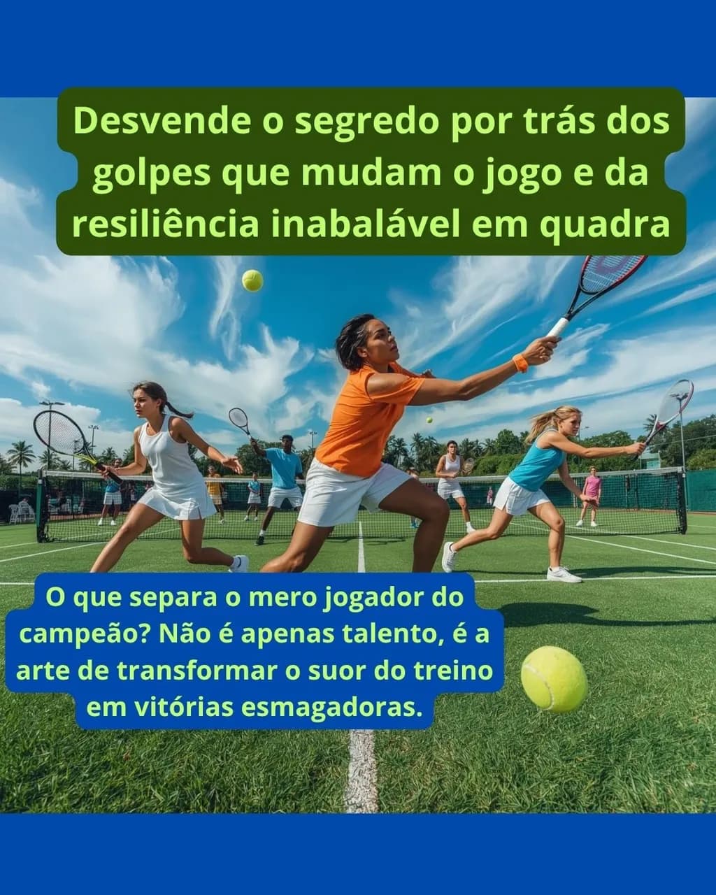 Unleashing Resilience: The Art of Transforming Sweat into Victory on the Tennis Court