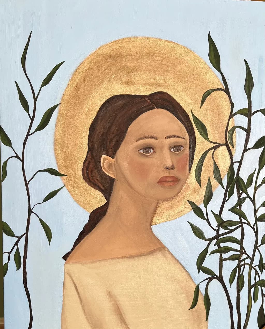 Whispers of Serenity: A Portrait of Grace Amidst Nature's Embrace