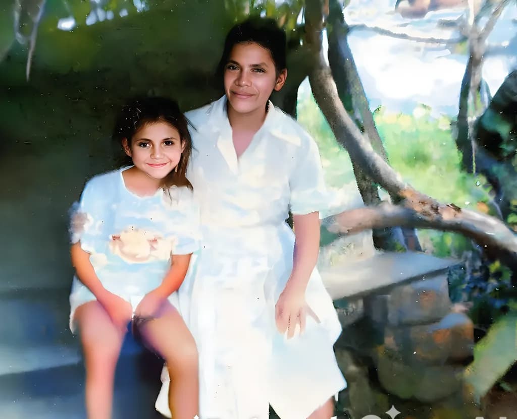 Whispers of Innocence: A Timeless Bond Between Mother and Daughter