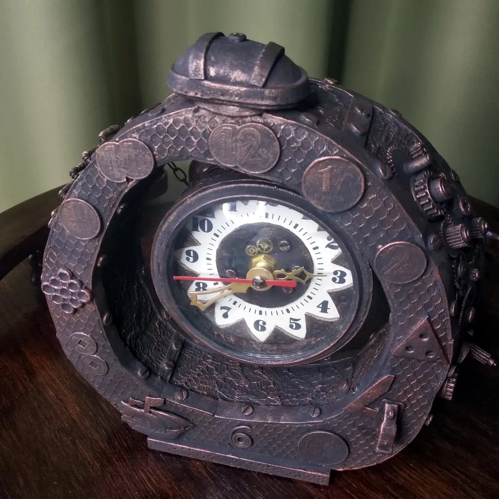 Time's Irony: A Whimsical Clock of Forgotten Moments