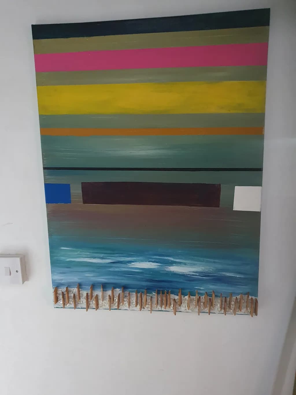 Vibrant Horizons: A Colorful Journey Through Abstract Stripes and Textures