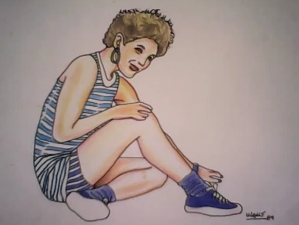 Woman sitting