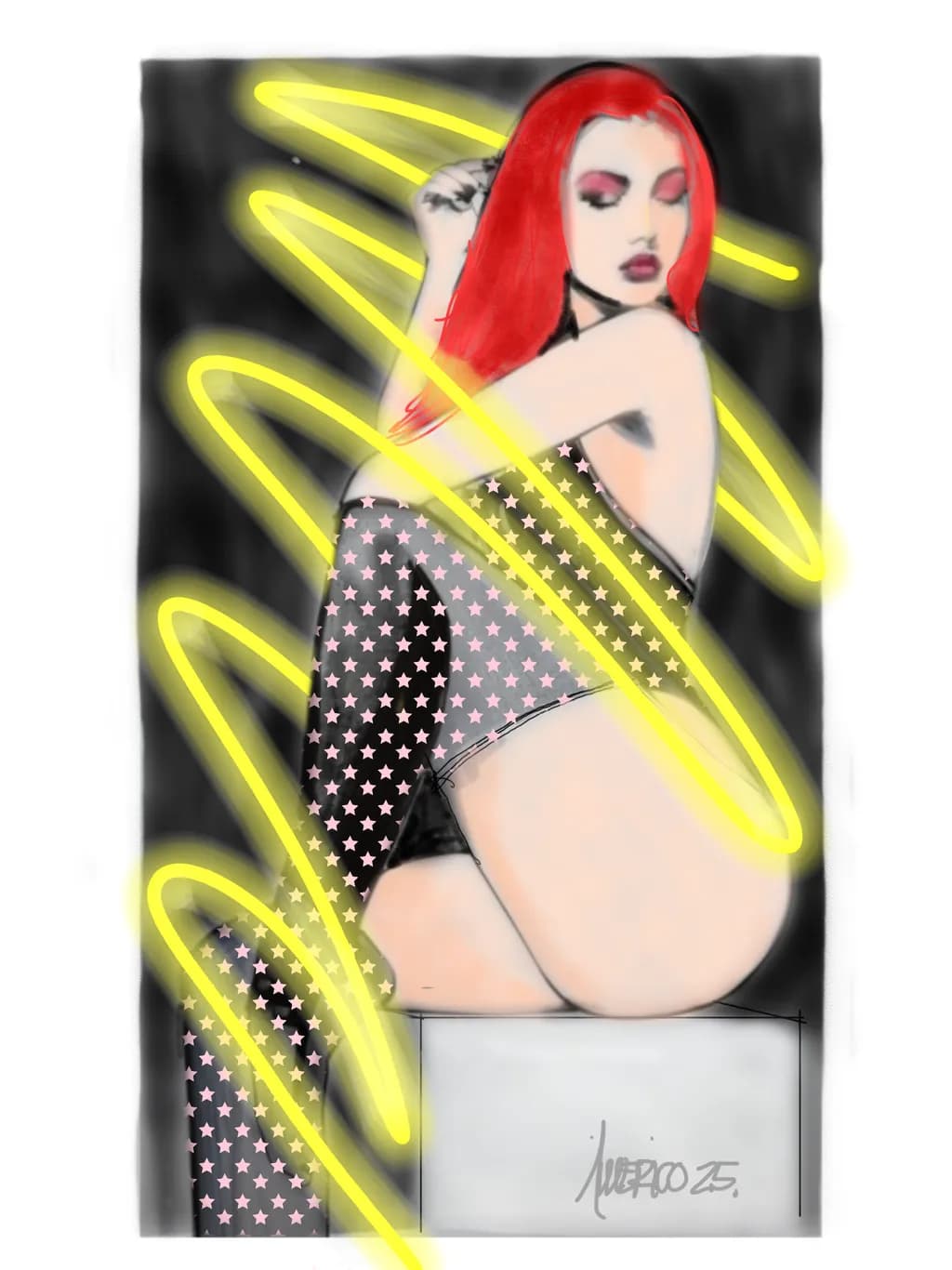 Radiant Allure: A Bold Fusion of Color and Form