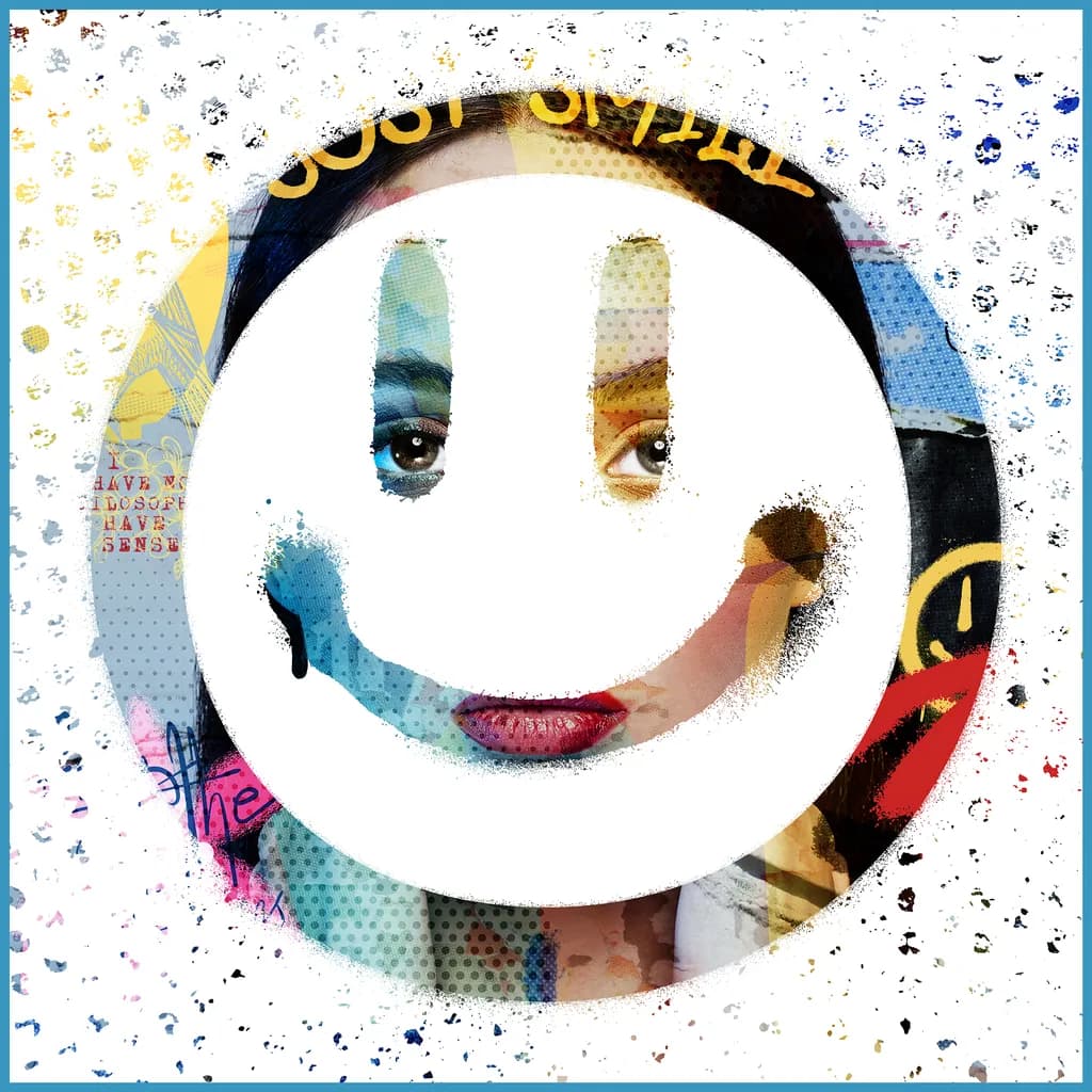 Vibrant Smiles: A Fusion of Color and Emotion in Contemporary Art
