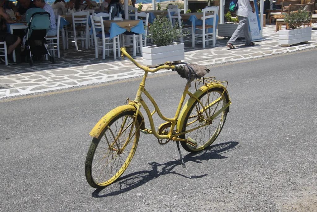 Vintage Yellow Bicycle