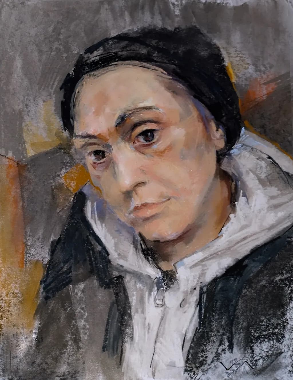 Reflections of Resilience: A Portrait of Contemplation and Strength