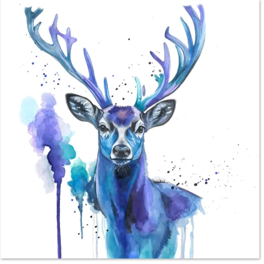 Blue Stag Splash