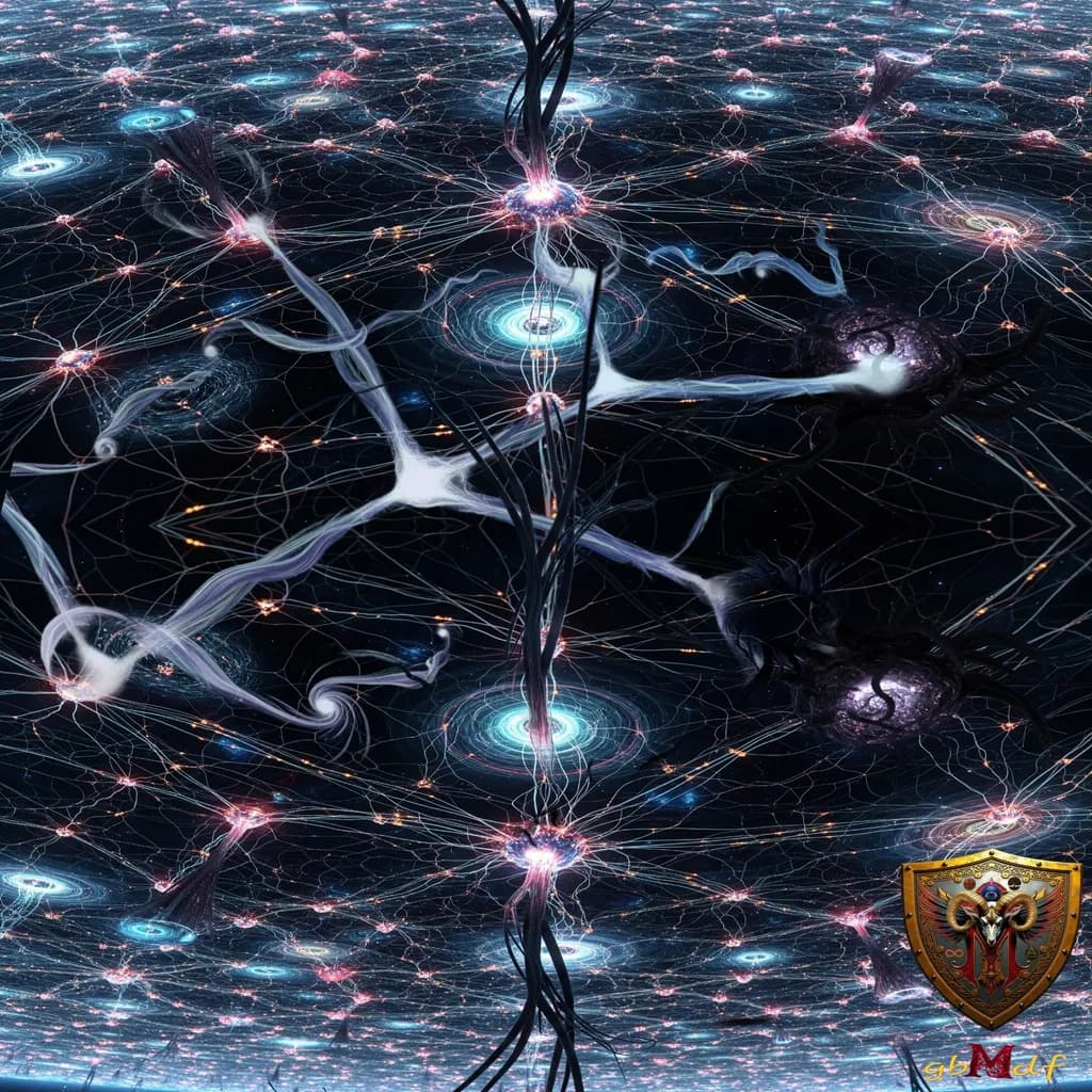 Neural Symphony: A Cosmic Dance of Light and Connection
