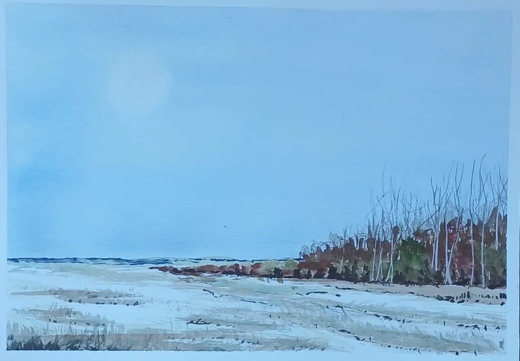 Whispers of Serenity: A Tranquil Landscape at Dusk