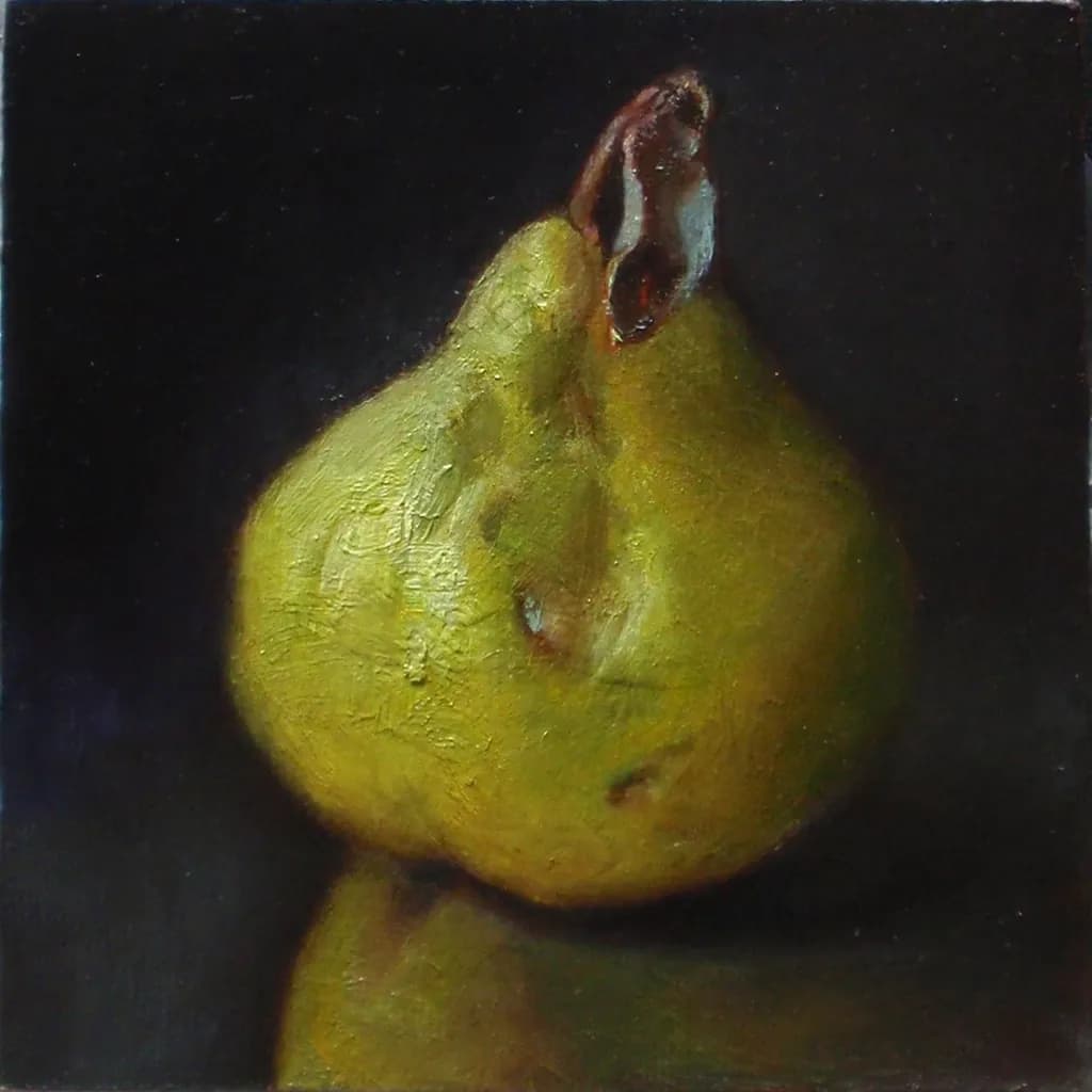 Yellow Pear Reflection