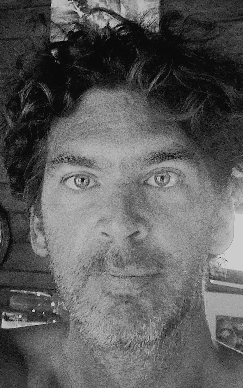 Ethereal Gaze: A Black and White Portrait of Introspection and Depth
