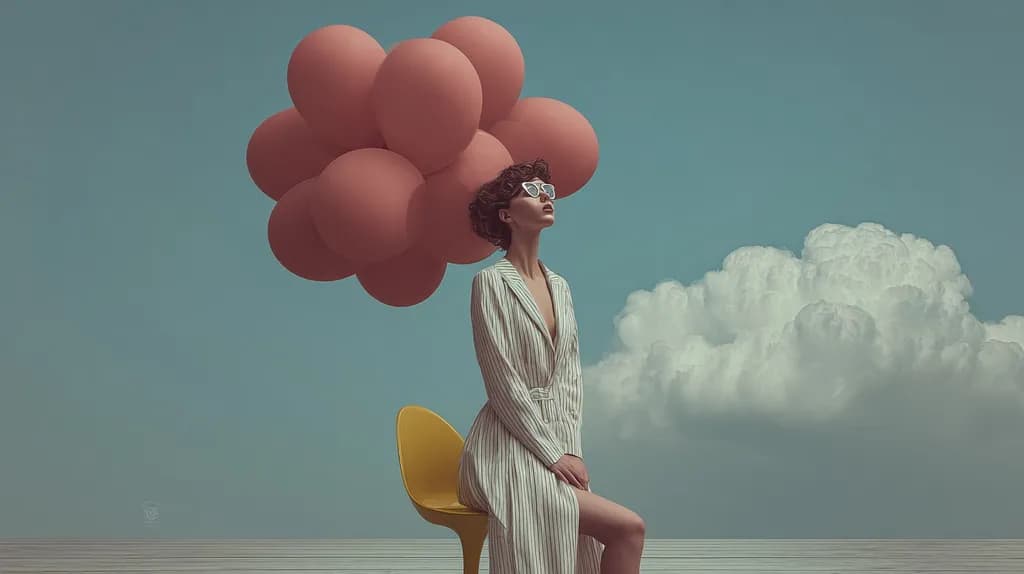Whimsical Dreams: A Surreal Journey Through Imagination and Color