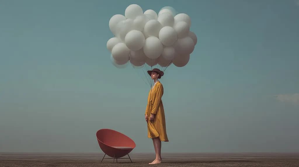 Whispers of Solitude: A Journey Through Imagination and Serenity with Balloons