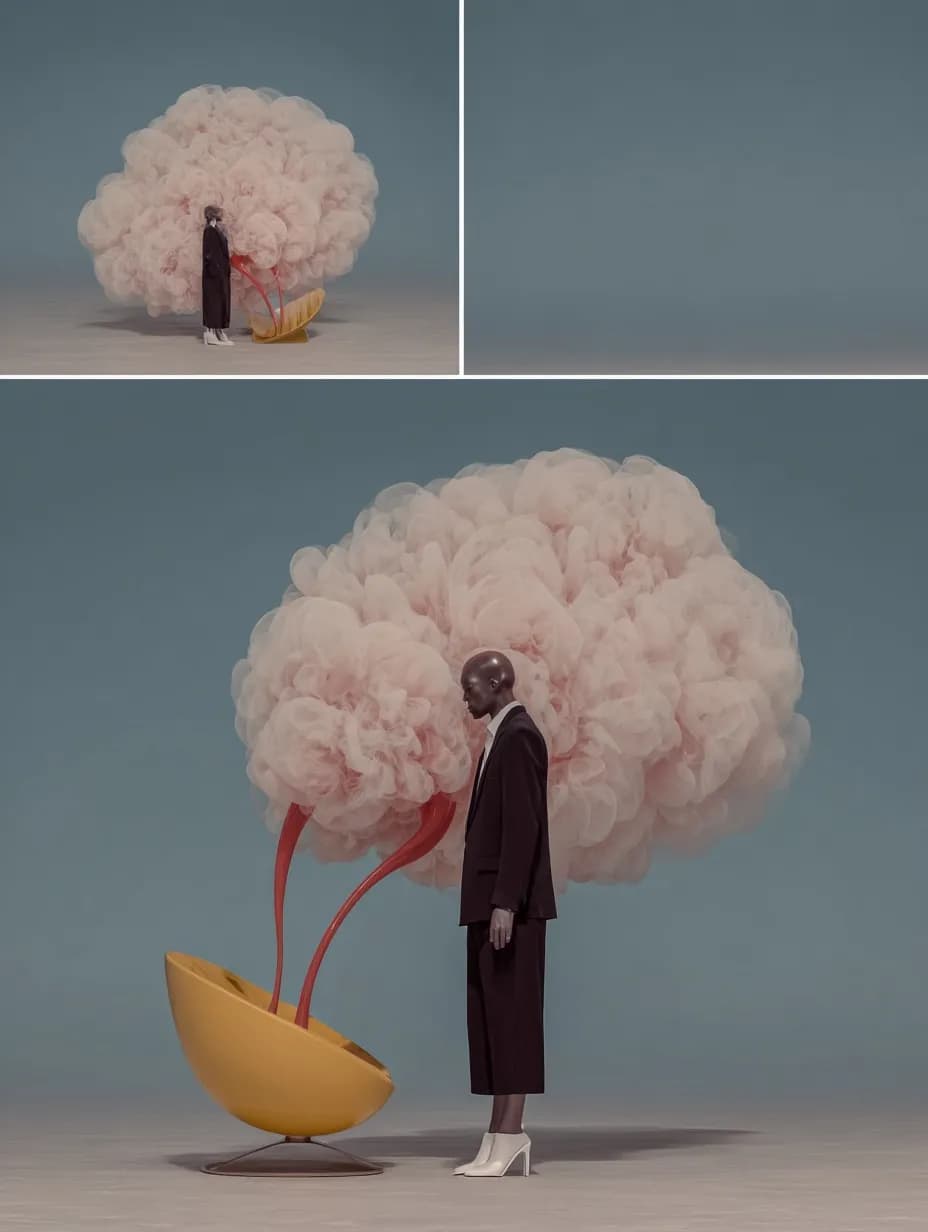 Whispers of Imagination: A Dance Between Thought and Form