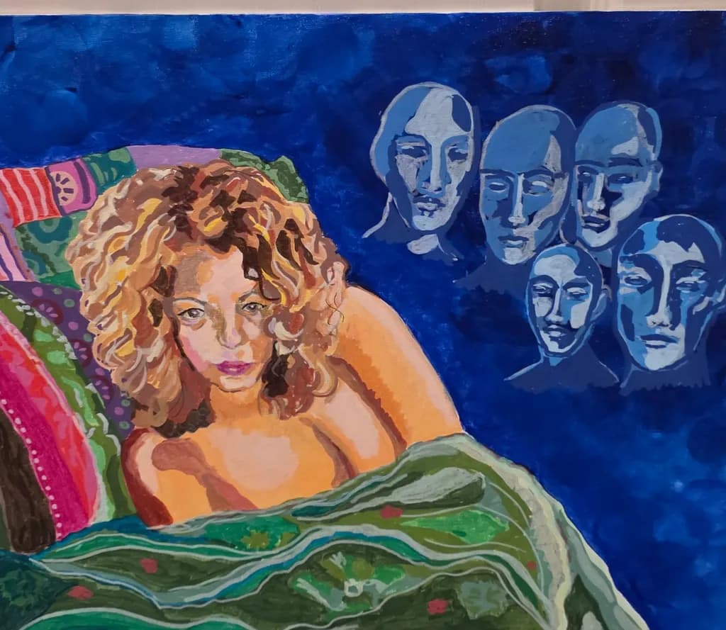Whispers of the Mind: A Dreamscape in Color