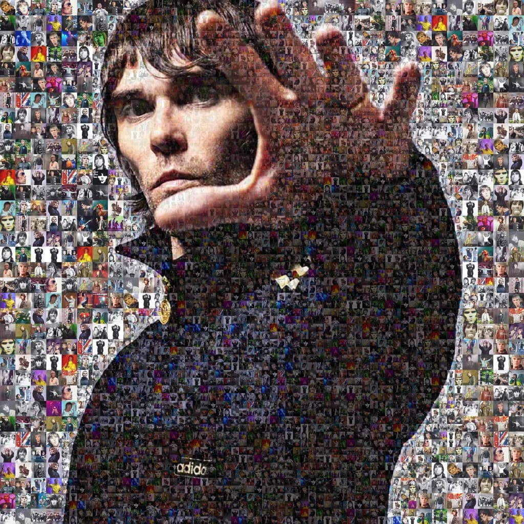 Mosaic of Icons: A Portrait of Influence and Expression