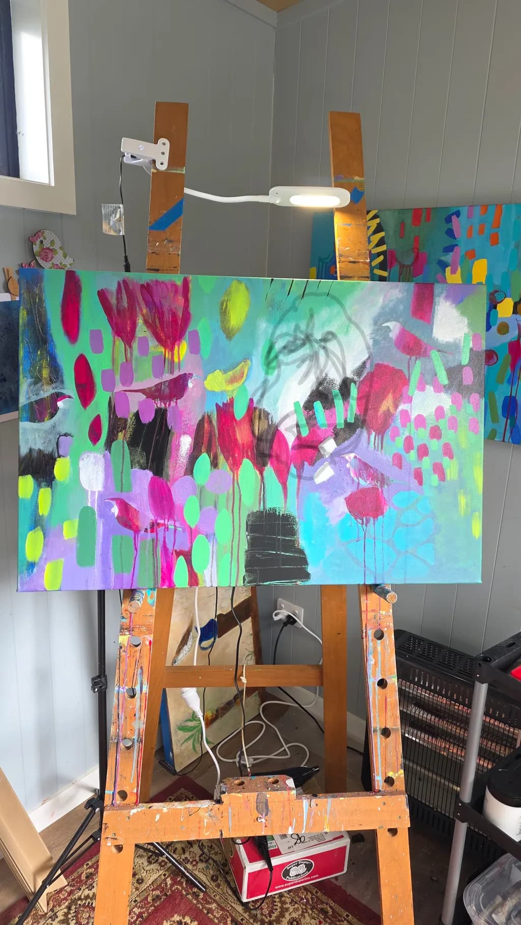 Vibrant Whispers: A Colorful Dance of Nature and Emotion
