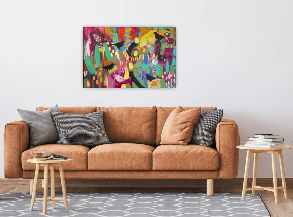 Vibrant Whimsy: A Colorful Journey Through Abstract Expressionism