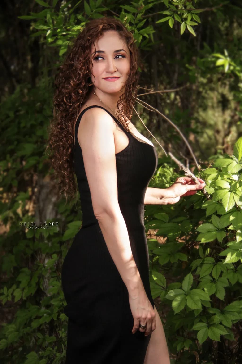 Whispers of Nature: A Serene Portrait Amidst Lush Greenery