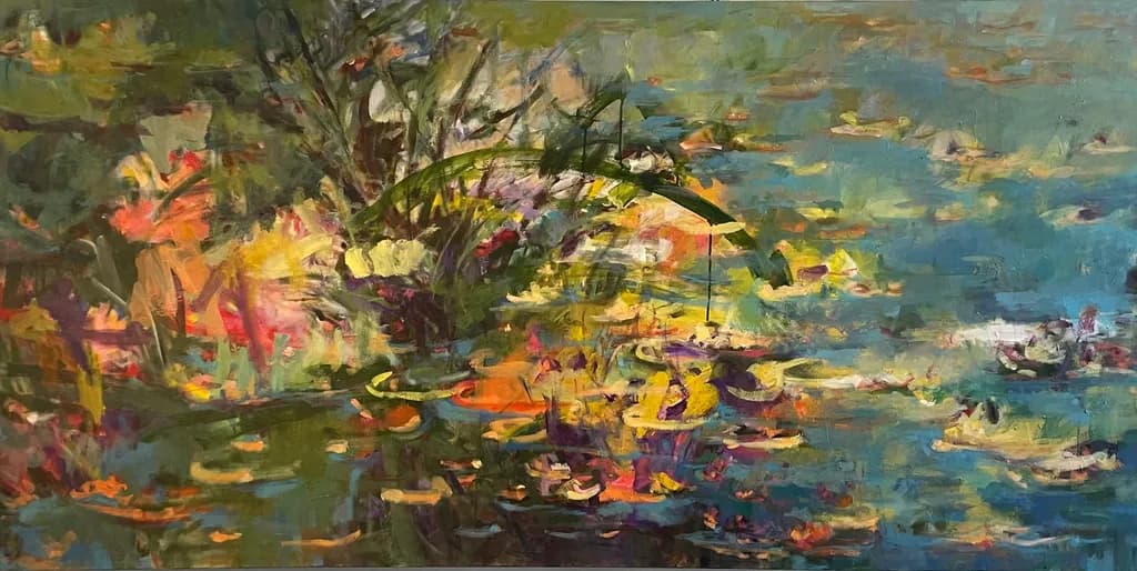 Garden Pond Reflections