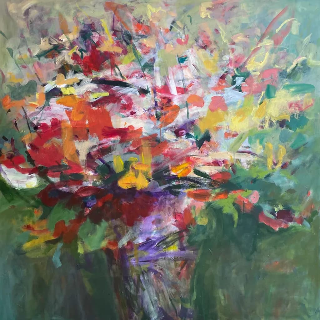 Abstract Floral Celebration