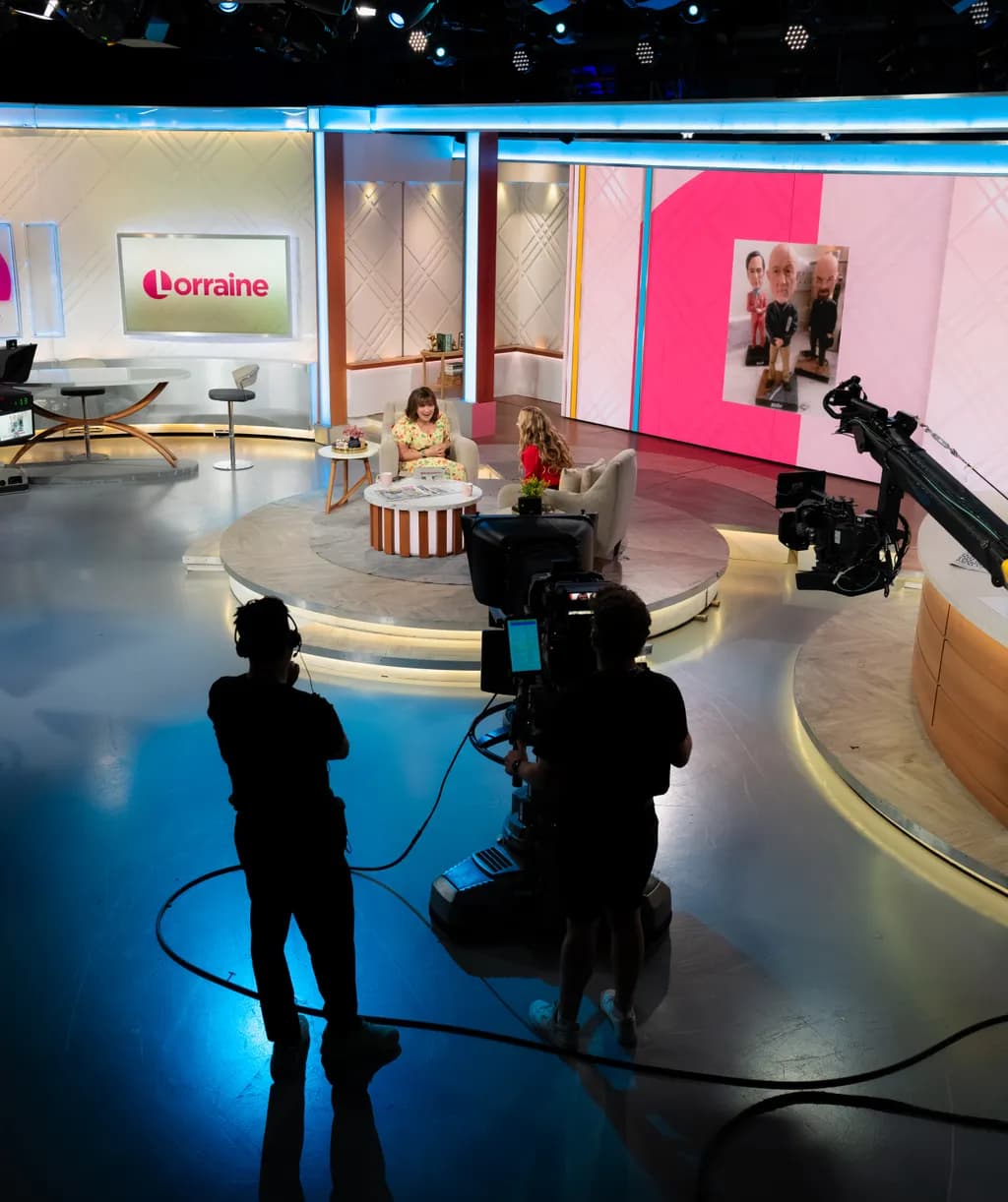 Behind the Scenes: A Glimpse into the Vibrant World of Live Television on Lorraine