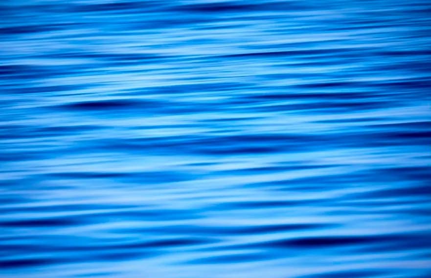 Serenity in Blue: An Abstract Exploration of Water's Fluidity and Calmness