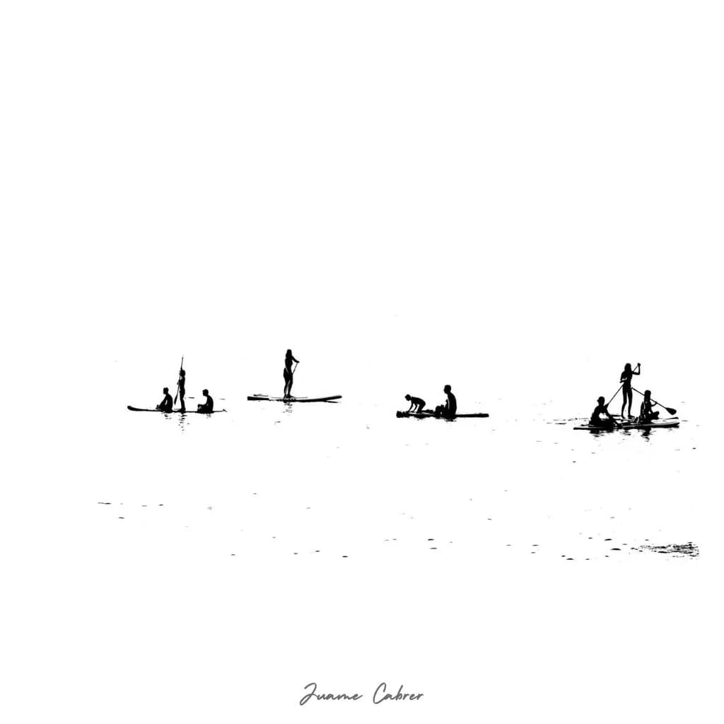 Paddle Silhouettes