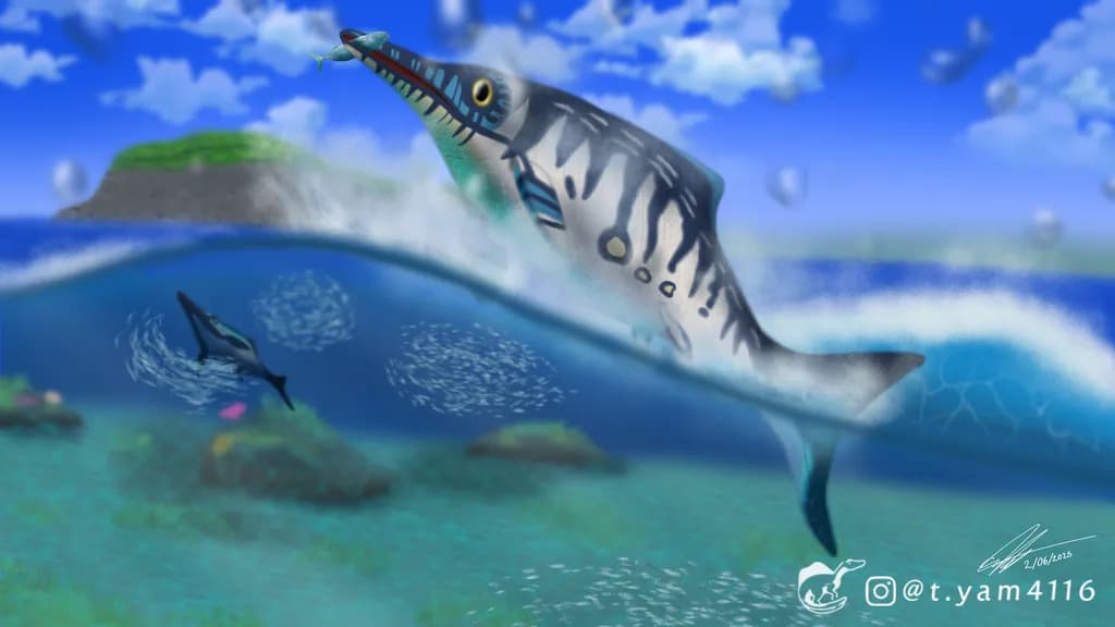 Oceanic Dance: The Majestic Encounter of Marine Creatures in Action