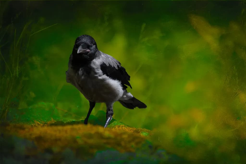 Textured Crow