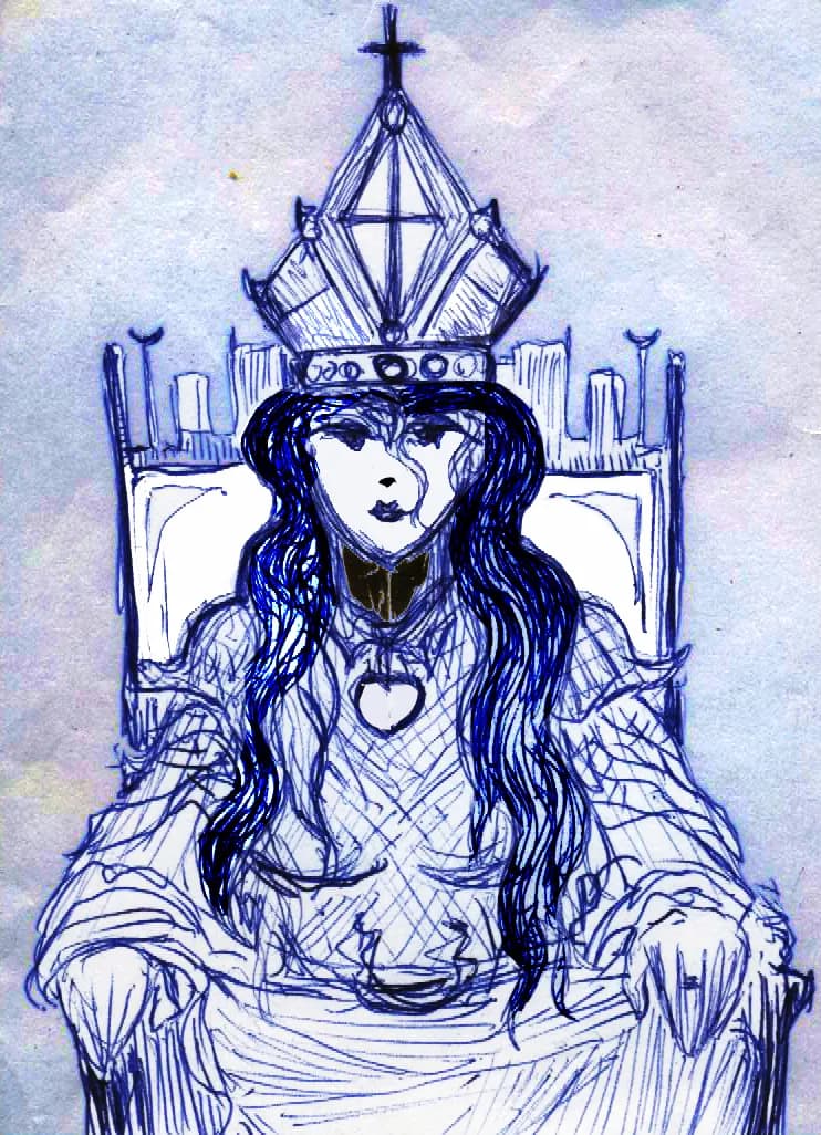 Regal Shadows: The Enigmatic Queen of Hearts