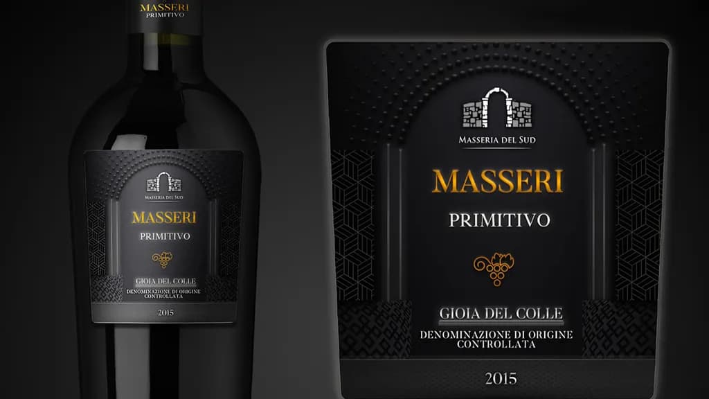 A Vintage Wine Label Inspired by Elegance