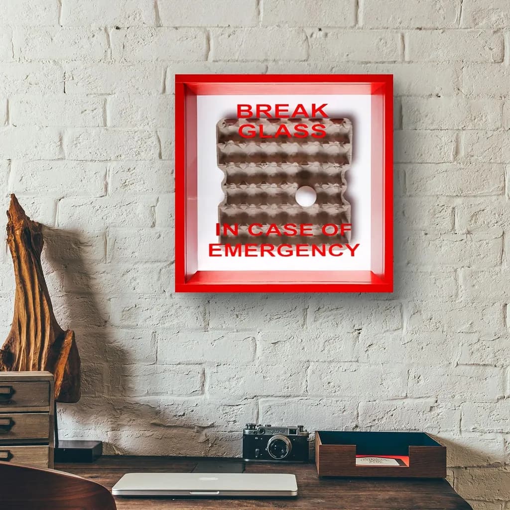 Break Glass: A Bold Statement in Emergency Artistry