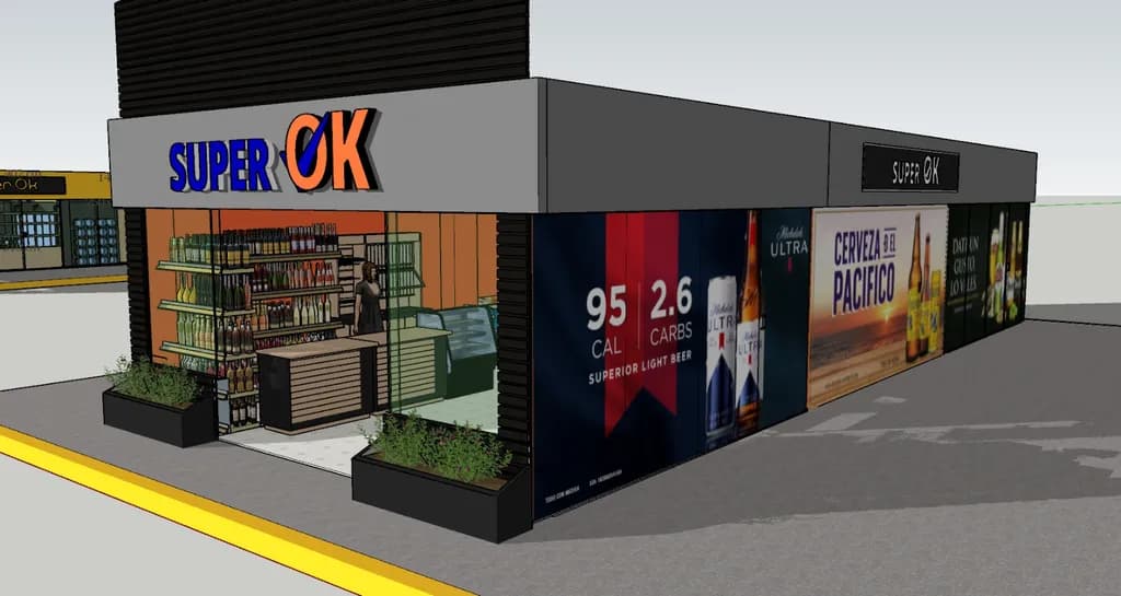 Vibrant Retail Oasis: The Modern Super OK Storefront Experience