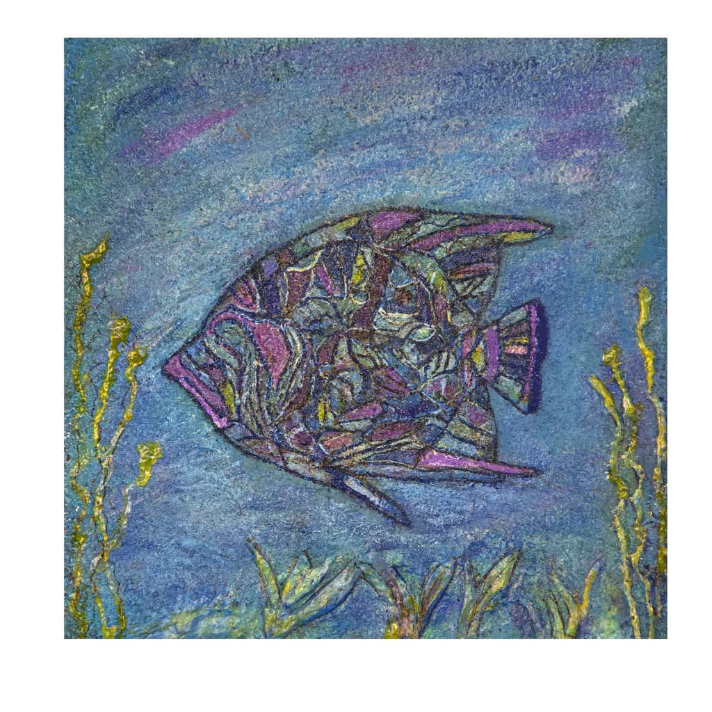 Vibrant Underwater Dance: An Abstract Exploration of Marine Life